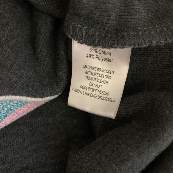 Bucees Gray Knit Holiday Beaver Graphic Sweatshirt Christmas Pullover Large - Picture 5 of 5